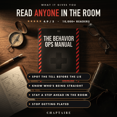 The Behavior Ops Manual™ — Read People, Spot Lies, Never Get Played