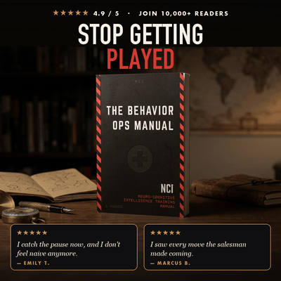 The Behavior Ops Manual™ — Read People, Spot Lies, Never Get Played