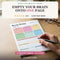 Brain Dump Planner Notepad